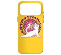 Carcasa para iPhone 17 Pro MAX Meditación de los Chakras del Yoga Mandala Cat Pilates Gato