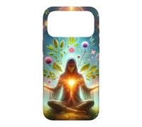 Carcasa para iPhone 17 Pro MAX Meditación del Despertar Espiritual Arte Energía Cósmica