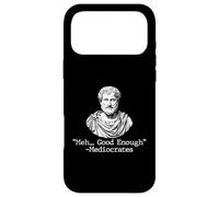 Carcasa para iPhone 17 Pro MAX Meh Good Enough - Mediocrates - Filosofía Griega Sarcástica