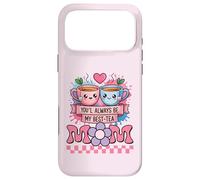 Carcasa para iPhone 17 Pro MAX Mejor Madre De Dibujos Animados Divertido Mamá Siempre Serás Mi Mejor Té