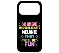 Carcasa para iPhone 17 Pro MAX Melanie Personalized Women's Gift Custom Melanie