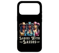 Carcasa para iPhone 17 Pro MAX Melanin Cowgirls Ladies with Lassos African American Cowgirl