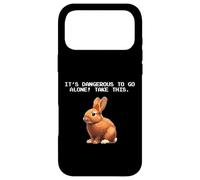 Carcasa para iPhone 17 Pro MAX Meme Lover Video Gamer Dangerous Alone Rabbit