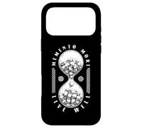 Carcasa para iPhone 17 Pro MAX Memento Mori Live Well Skull Reloj de Arena Estoicismo Cráneos
