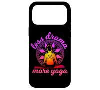 Carcasa para iPhone 17 Pro MAX Menos Drama Más Yoga - Divertido Yoga Cita