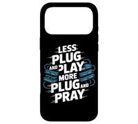 Carcasa para iPhone 17 Pro MAX Menos Plug and Play Más Plug and Pray Ingeniero de Redes