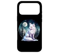 Carcasa para iPhone 17 Pro MAX Mens Womens Cute Winter Snow White Arctic Fox Lover