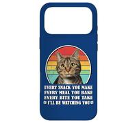 Carcasa para iPhone 17 Pro MAX Mens Womens Every Snack You Make Brown Tabby Cat Lover