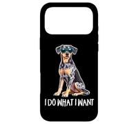 Carcasa para iPhone 17 Pro MAX Mens Womens Funny Do What I Want Catahoula Leopard Dog Lover