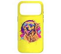 Carcasa para iPhone 17 Pro MAX Mens Womens Funny Vintage 80s Golden Retriever Dog Lover