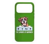 Carcasa para iPhone 17 Pro MAX Mens Womens Kids Elements of Happiness Design Boxer Lover