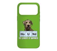 Carcasa para iPhone 17 Pro MAX Mens Womens Kids Elements of Happiness Irish Wolfhound Lover