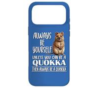 Carcasa para iPhone 17 Pro MAX Mens Womens Kids Funny Always Be Yourself Quokka Lover