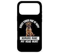 Carcasa para iPhone 17 Pro MAX Mens Womens Kids Funny Make Me Happy Border Terrier Lover