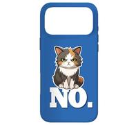 Carcasa para iPhone 17 Pro MAX Mens Womens Kids Girls Kawaii Grumpy NO Calico Cat Lover