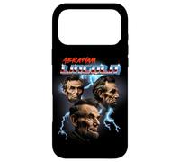 Carcasa para iPhone 17 Pro MAX Mens Womens Retro 80s Heavy Metal Rock Band Abraham Lincoln