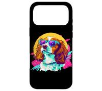 Carcasa para iPhone 17 Pro MAX Mens Womens Retro Vintage 80s 90s Brittany Spaniel Lover