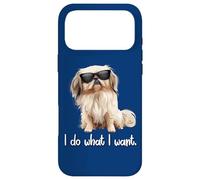 Carcasa para iPhone 17 Pro MAX Mens Womens Sunglasses Cute Do What I Want Pekingese Lover