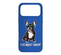 Carcasa para iPhone 17 Pro MAX Mens Womens Sunglasses I Do What I Want French Bulldog Lover