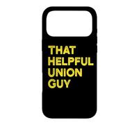 Carcasa para iPhone 17 Pro MAX Mens Womens That Helpful Union Guy Thug Union Rep
