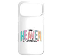 Carcasa para iPhone 17 Pro MAX Mensaje Retro Cristiano del Cielo Cruz fe