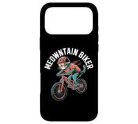 Carcasa para iPhone 17 Pro MAX Meowntain - Casco de Bicicleta para Montar en Gato