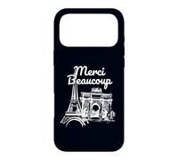 Carcasa para iPhone 17 Pro MAX Merci Beaucoup Divertido Francés Diciendo París Amante Parisino