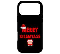 Carcasa para iPhone 17 Pro MAX Merry KissMyAss Funny Santa Christmas Dirty Joke