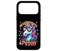 Carcasa para iPhone 17 Pro MAX Mes de concienciación sobre el Autismo Unicornio de Neuro