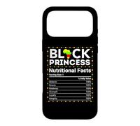 Carcasa para iPhone 17 Pro MAX Mes de la Historia Negra Africana Princesa Información Nutricion