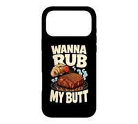 Carcasa para iPhone 17 Pro MAX Mezclador Divertido para Barbacoa Wanna Rub My Butt Grill Master