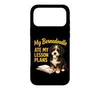 Carcasa para iPhone 17 Pro MAX Mi Bernedoodle se comió mis Planes de lecciones Funny Teacher