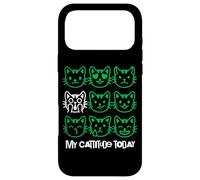 Carcasa para iPhone 17 Pro MAX Mi Cattitude Hoy Cool Kitty Cara Iconos Adolescentes Emociones