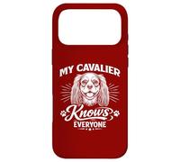 Carcasa para iPhone 17 Pro MAX Mi Cavalier King Charles Spaniel Conoce a Todos