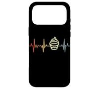 Carcasa para iPhone 17 Pro MAX Mi corazón Late por los Cupcakes Ritmo cardíaco repostería