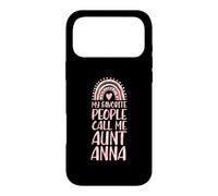 Carcasa para iPhone 17 Pro MAX Mi Gente Favorita me Llama tía Anna Nombre tía