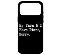 Carcasa para iPhone 17 Pro MAX Mi Lana y yo Tenemos Planes, lo Siento, Frases Divertidas de artesanía