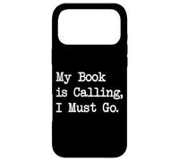 Carcasa para iPhone 17 Pro MAX Mi Libro Llama, Debo IR, Citas Divertidas para lectores, Ropa