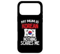 Carcasa para iPhone 17 Pro MAX Mi mamá es Coreano Nada me Asusta mamá Divertida