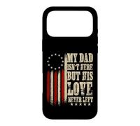 Carcasa para iPhone 17 Pro MAX Mi papá no está aquí Pero su Amor Nunca dejó Memorial Dad