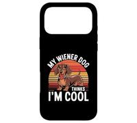 Carcasa para iPhone 17 Pro MAX Mi Perro Salchicha Piensa Que Soy un Perro Salchicha Genial y Divertido