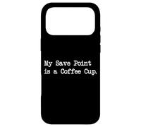 Carcasa para iPhone 17 Pro MAX Mi Punto de Ahorro es una Taza de café Frases Divertidas de Jugadores