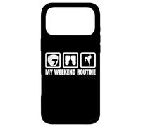 Carcasa para iPhone 17 Pro MAX Mi Rutina de Fin de Semana Kickboxing Entusiasta Muay Thai
