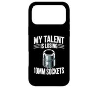 Carcasa para iPhone 17 Pro MAX Mi Talento está perdiendo 10MM Sockets Car Guy Meme Mecánico de Coches