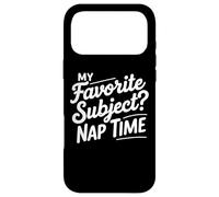 Carcasa para iPhone 17 Pro MAX ¿Mi Tema Favorito? Hora de la Siesta Divertida Cita de Profesor