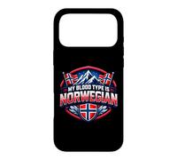 Carcasa para iPhone 17 Pro MAX Mi Tipo de Sangre es Noruega Bandera Noruega Herencia de Noruega