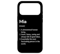 Carcasa para iPhone 17 Pro MAX MIA Definición de Nombre Diccionario Divertido