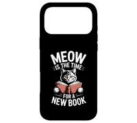 Carcasa para iPhone 17 Pro MAX Miau es el Momento de un Nuevo Gato de Libros