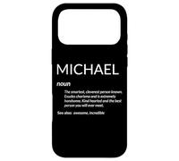 Carcasa para iPhone 17 Pro MAX Michael Is The Best Funny Name Definition Mike Michael