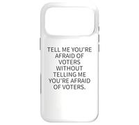 Carcasa para iPhone 17 Pro MAX Miedo a los votantes Responsabilidad política